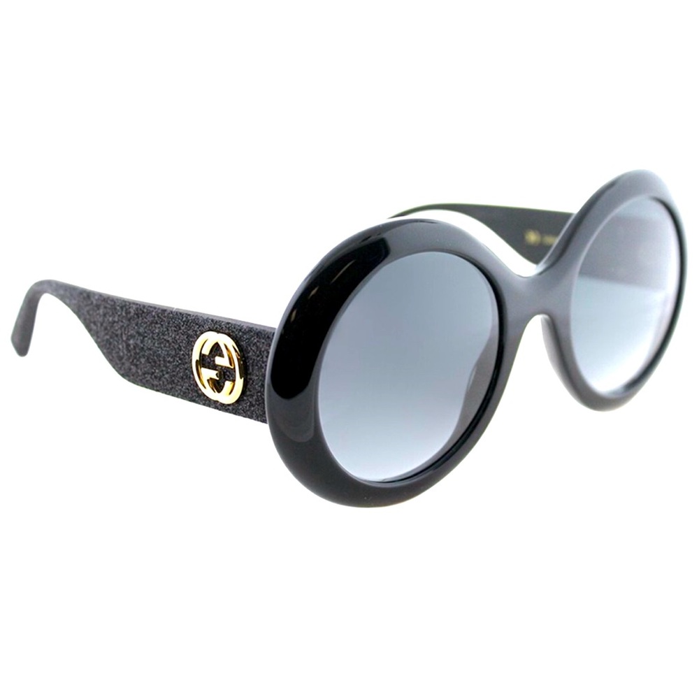 GUCCI SUNGLASSES glitter on temples.